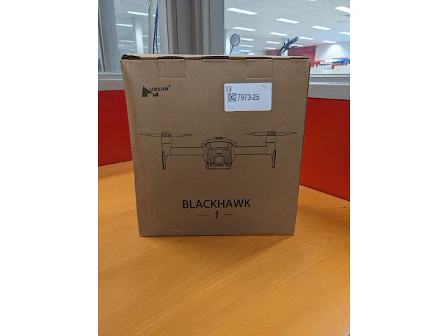 Drone, hubsan blackhawk 1, upgraded met hindernisvermijding gps, 9km, fpv, 4k, 30fps camera 3-as, zwart - afbeelding 1 van  1