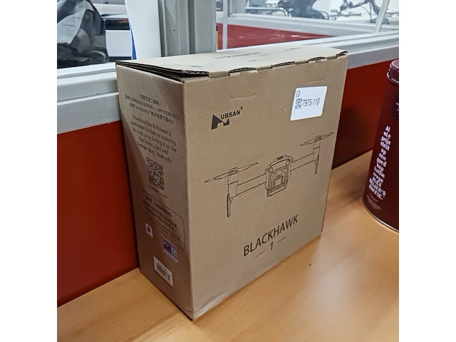 Drone hubsan blackhawk 1, upgraded met hindernisvermijding gps, 9km, fpv, 4k, 30fps camera 3-as, zwart - afbeelding 1 van  1