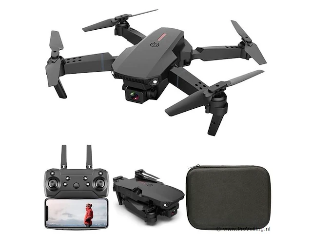 Drone met 4k camera & 3 batterijen - zwart - afbeelding 2 van  3