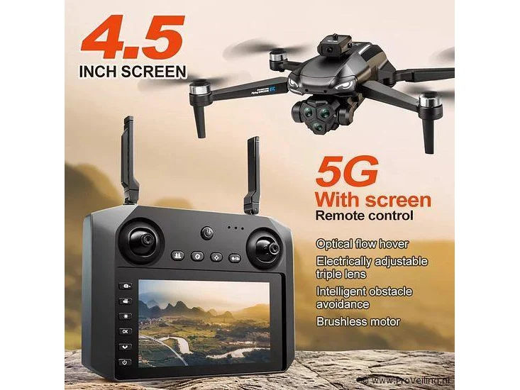 Veiling van diverse drones met big screen controller - hd camera 4k - 8k optical flow positioning - obstacle avoidance