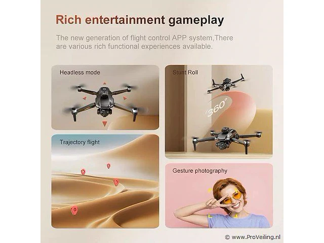 Drone met big screen controller - hd camera 4k - 8k optical flow positioning - obstacle avoidance - afbeelding 5 van  19