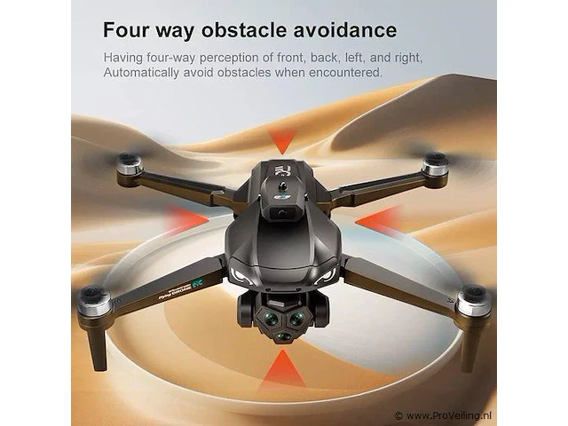 Drone met big screen controller - hd camera 4k - 8k optical flow positioning - obstacle avoidance - afbeelding 6 van  19