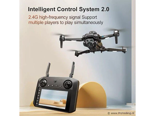 Drone met big screen controller - hd camera 4k - 8k optical flow positioning - obstacle avoidance - afbeelding 9 van  19