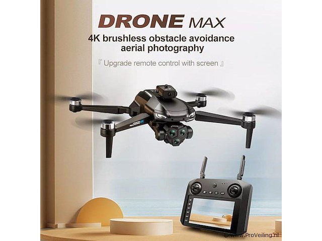 Drone met big screen controller - hd camera 4k - 8k optical flow positioning - obstacle avoidance - afbeelding 4 van  8