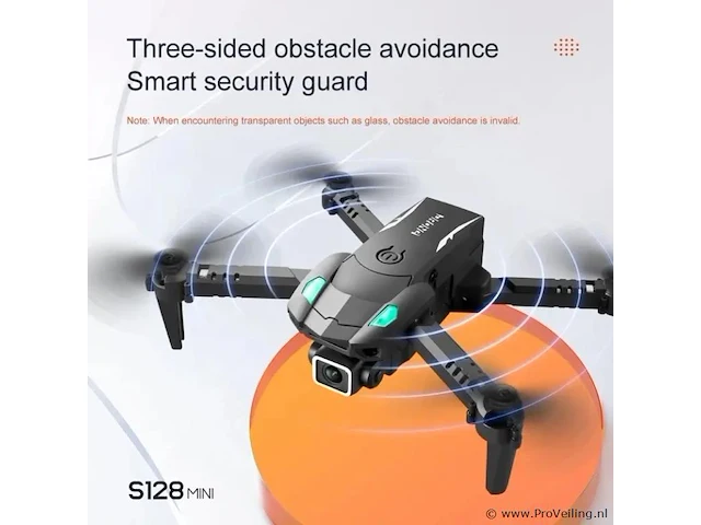 Drone mini met 4k hd camers + obstacle avoidance met opbergvak in de controler incl 1 batterijen - afbeelding 4 van  8