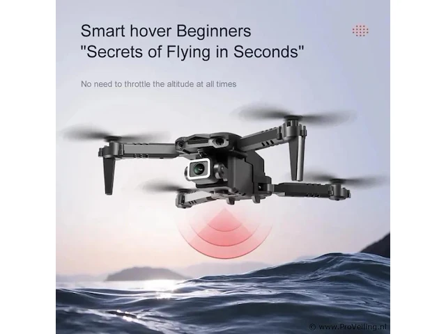 Drone mini met 4k hd camers + obstacle avoidance met opbergvak in de controler incl 1 batterijen - afbeelding 5 van  8