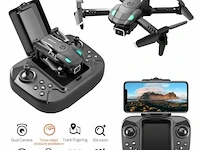 Drone mini met 4k hd camers + obstacle avoidance met opbergvak in de controler incl 3 batterijen - afbeelding 3 van  8