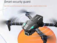 Drone mini met 4k hd camers + obstacle avoidance met opbergvak in de controler incl 3 batterijen - afbeelding 4 van  8