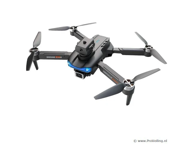 Drone s met 4k camera, dubbele camera, obstacle avoidance & 1 batterij - zwart - afbeelding 1 van  5
