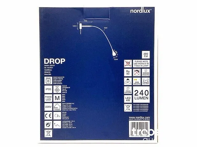 Drop wandlamp - led - afbeelding 4 van  4