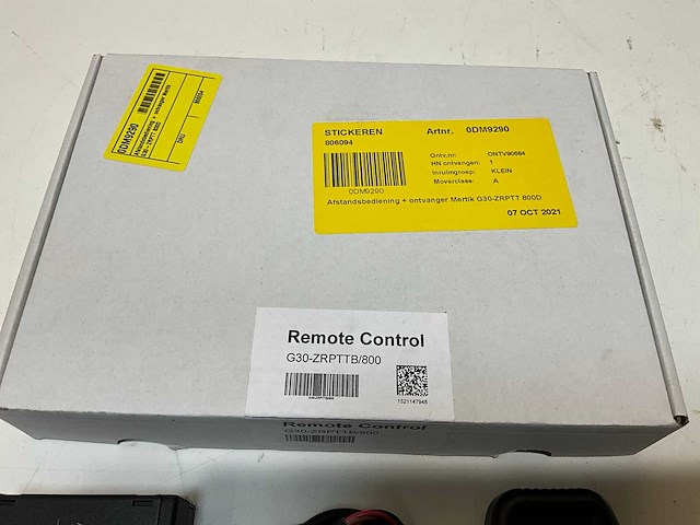 Dru g30-zrptt 800d afstandsbediening + ontvanger mertik - afbeelding 4 van  4
