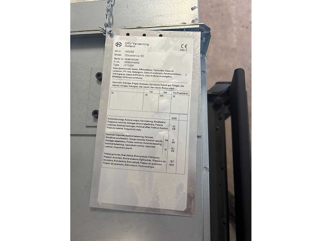 Dru verwarming - excellence 60 - c11/c31 - gaskachel - afbeelding 8 van  8