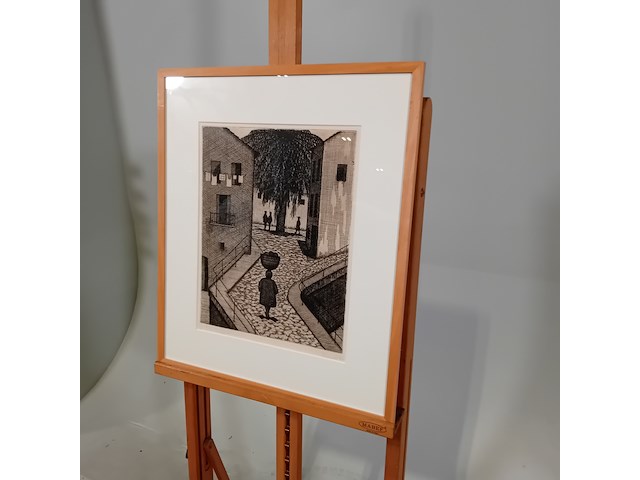 Drukwerk in lijst, f. lensvelt, triage de l'artiste 2/50, 1966 - afbeelding 3 van  9