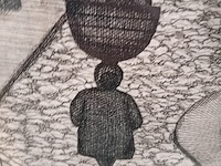 Drukwerk in lijst, f. lensvelt, triage de l'artiste 2/50, 1966 - afbeelding 4 van  9