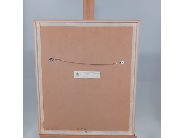 Drukwerk in lijst, f. lensvelt, triage de l'artiste 2/50, 1966 - afbeelding 8 van  9