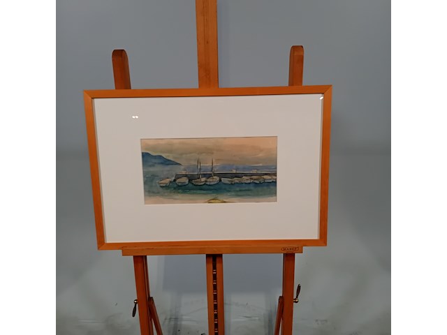 Drukwerk in lijst, j. sluis, guevenica joegoslavie, 1960 - afbeelding 1 van  9