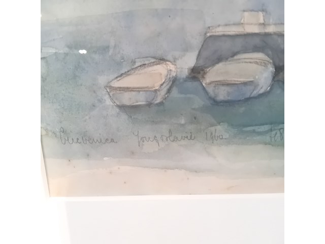 Drukwerk in lijst, j. sluis, guevenica joegoslavie, 1960 - afbeelding 5 van  9