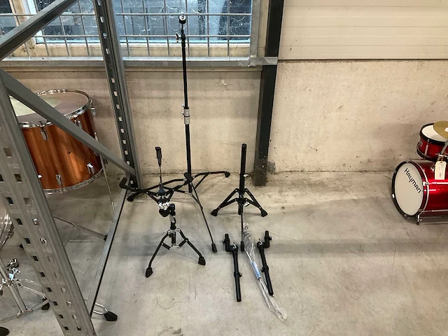 Drumstandaards (3x) - afbeelding 1 van  2