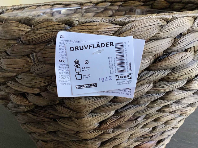 Druvfläder bloempot (140x) - afbeelding 5 van  6