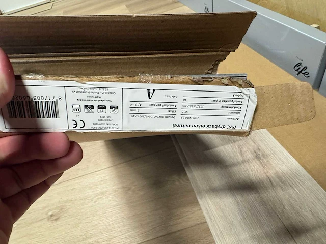 Dryback eiken naturel 125m2 - pvc vloer - afbeelding 3 van  3