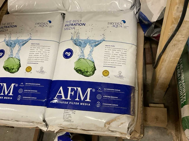 Dryden aqua afm graad 2 filterglas 21kg (10x) - afbeelding 2 van  5