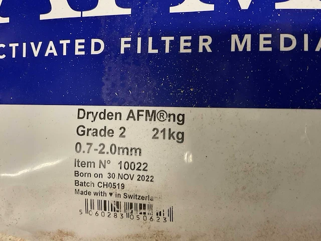 Dryden aqua afm graad 2 filterglas 21kg (10x) - afbeelding 3 van  5