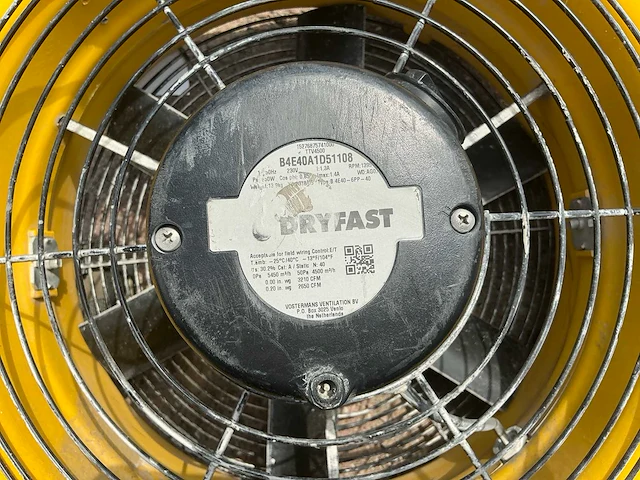 Dryfast ttv4500 ventilator - afbeelding 4 van  4