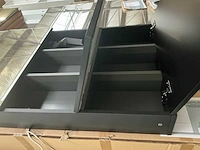 Ds deluxe spiegelkast painted matt black 140cm - afbeelding 5 van  7