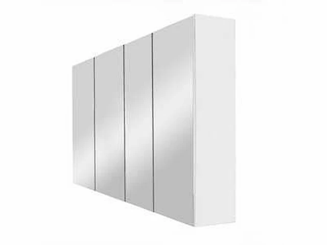 Ds deluxe spiegelkast painted matt white 140cm (2x) - afbeelding 1 van  7