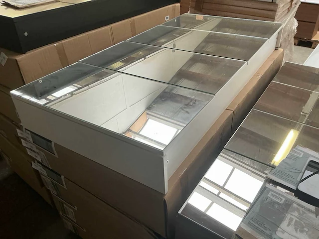 Ds deluxe spiegelkast painted matt white 140cm (2x) - afbeelding 2 van  7