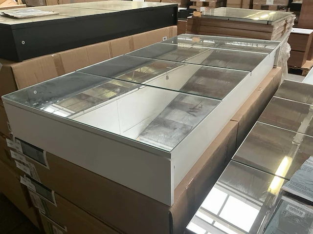 Ds deluxe spiegelkast painted matt white 140cm (2x) - afbeelding 3 van  7