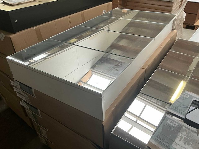 Ds deluxe spiegelkast painted matt white 140cm - afbeelding 2 van  7