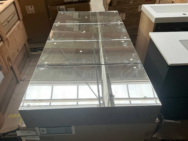 Ds deluxe spiegelkast tobacco oak 140cm - afbeelding 2 van  9