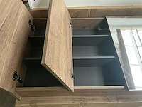 Ds deluxe spiegelkast tobacco oak 140cm - afbeelding 5 van  9