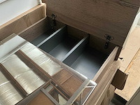 Ds deluxe spiegelkast tobacco oak 140cm - afbeelding 7 van  9