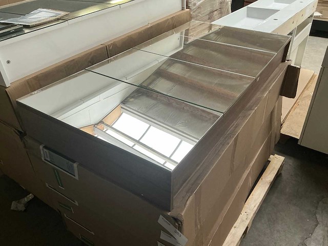 Ds deluxe spiegelkast tobacco oak 140cm - afbeelding 3 van  8