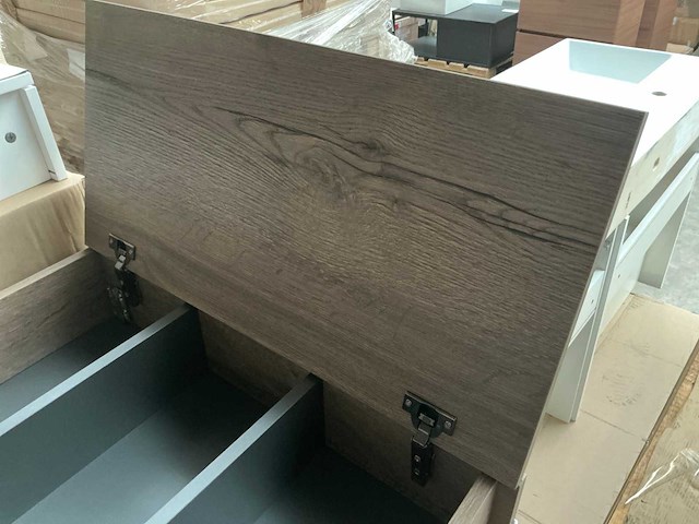 Ds deluxe spiegelkast tobacco oak 140cm - afbeelding 7 van  8