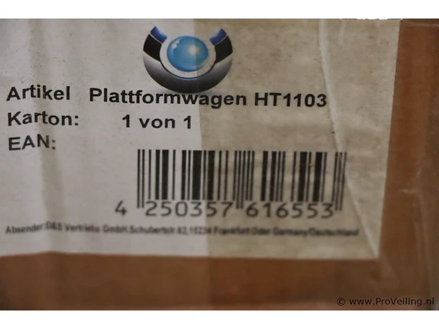 D&s steekwagen type ht1103 - afbeelding 4 van  4