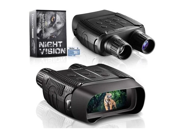 Dsoon nachtkijker binoculair met hoofdmontage - 4x digitale zoom - full hd 1080p met geluid - afbeelding 2 van  2