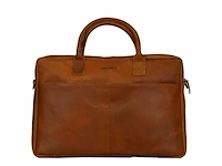 Dstrct limited laptoptas 17 inch cognac