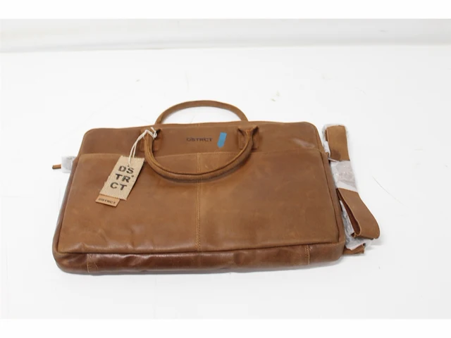 Dstrct limited laptoptas 17 inch cognac - afbeelding 2 van  3