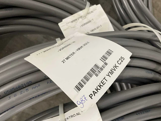 Dtc kabel pakket ymvk c25 kabel 27m (18x) - afbeelding 8 van  10