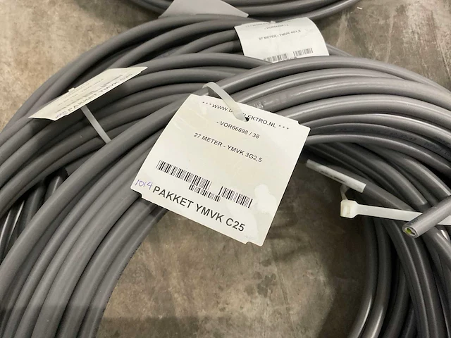 Dtc kabel pakket ymvk c25 kabel 27m (18x) - afbeelding 9 van  10