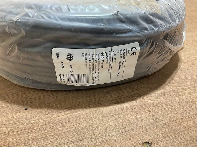 Dtc kabel vmvl kabel l (h05vv-f) 4g0,75 mm2 zwart 100 m (5x) - afbeelding 4 van  5
