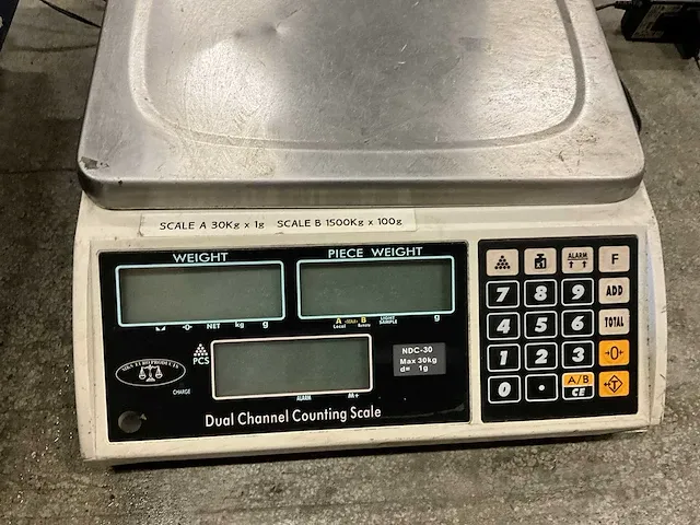 Dual channel platform scales - afbeelding 4 van  4