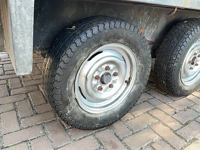 Dubbel asser aanhangwagen - afbeelding 2 van  17