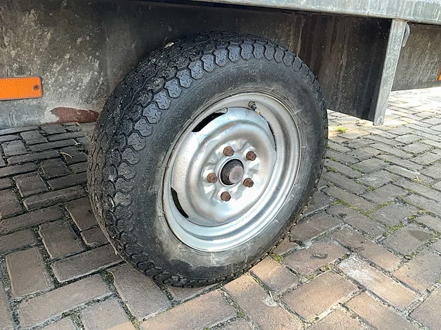 Dubbel asser aanhangwagen - afbeelding 3 van  17