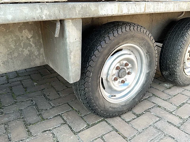 Dubbel asser aanhangwagen - afbeelding 6 van  17
