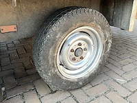 Dubbel asser aanhangwagen - afbeelding 7 van  17