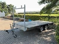 Dubbel asser aanhangwagen - afbeelding 1 van  17